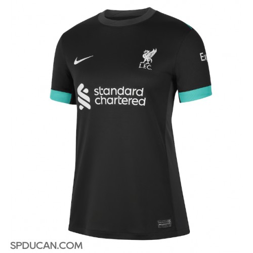 Zenski Nogometni Dres Liverpool Gostujuci 2024-25 Kratak Rukav